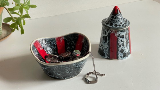 Image 1 of Scatole portagioielli in ceramica vintage Vallauris