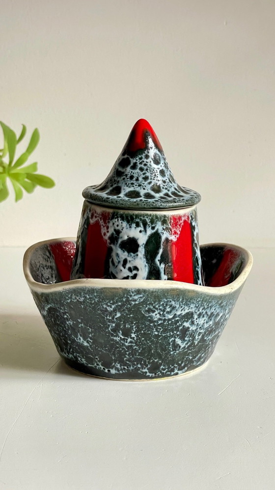 Image 1 of Scatole portagioielli in ceramica vintage Vallauris