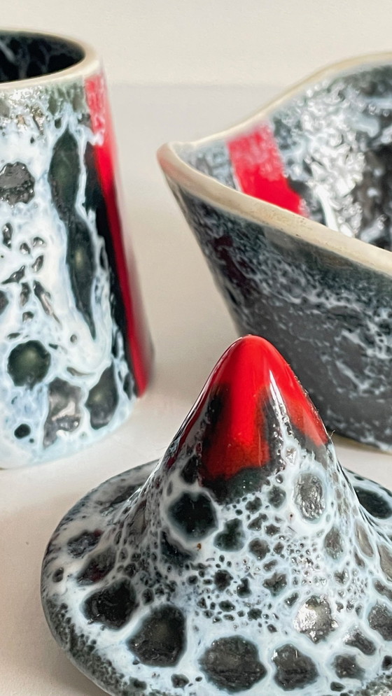 Image 1 of Scatole portagioielli in ceramica vintage Vallauris