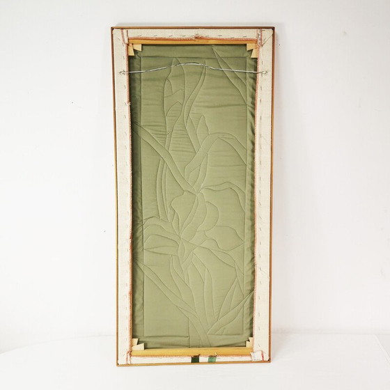 Image 1 of Vintage rug in embroidered fabric by Rita Mortensen, Denmark 1990