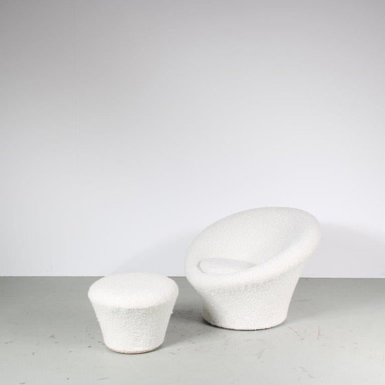 Image 1 of Pierre Paulin "Mushroom" Chair with Stool for Artifort, Netherlands 1960