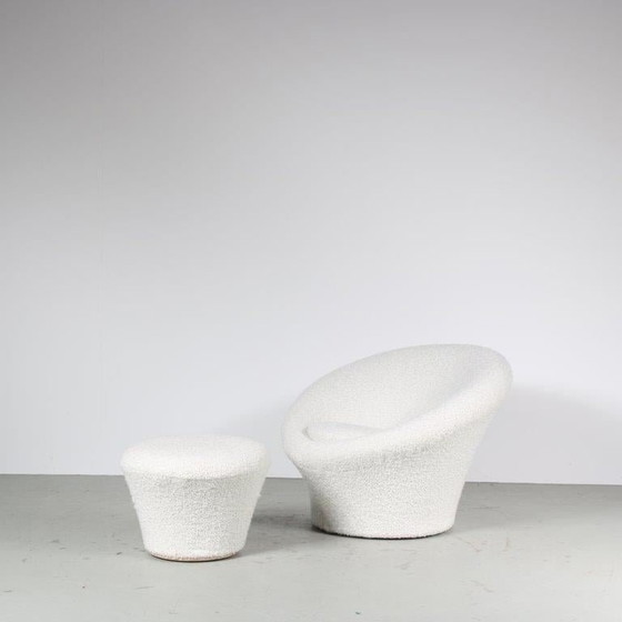 Image 1 of Pierre Paulin "Mushroom" Chair with Stool for Artifort, Netherlands 1960