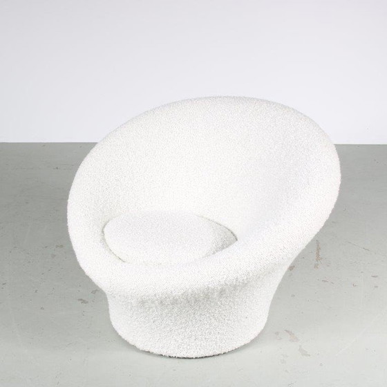 Image 1 of Pierre Paulin "Mushroom" Chair with Stool for Artifort, Netherlands 1960