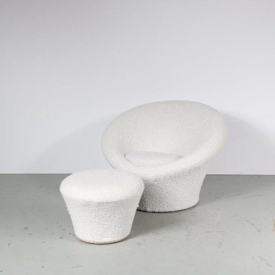 Image 1 of Pierre Paulin "Mushroom" Chair with Stool for Artifort, Netherlands 1960