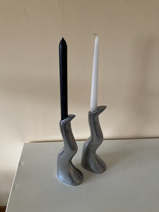 2x Anna Efverlund Anatomi candlesticks