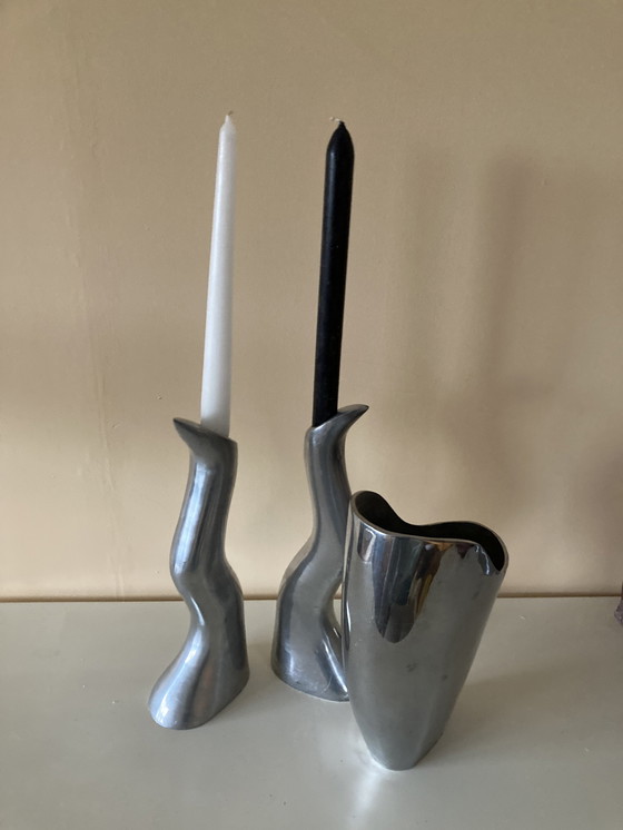 Image 1 of 2x Anna Efverlund Anatomi candlesticks