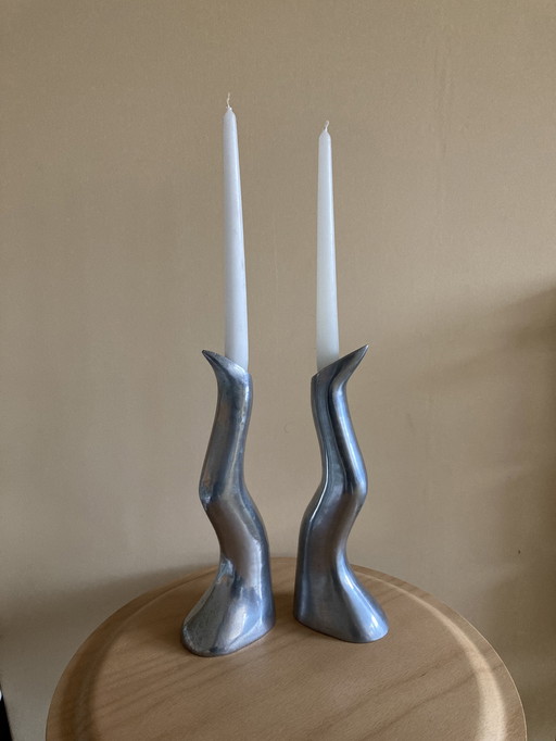 2x Anna Efverlund Anatomi candlesticks