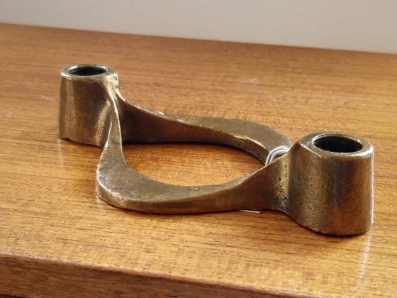 Image 1 of Vintage Brutalist Michael Harjes Candlestick Candle holder