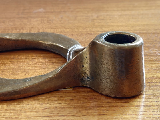 Image 1 of Vintage Brutalist Michael Harjes Candlestick Candle holder