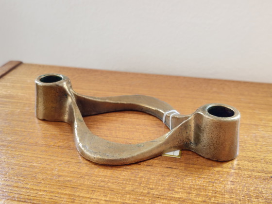 Image 1 of Vintage Brutalist Michael Harjes Candlestick Candle holder
