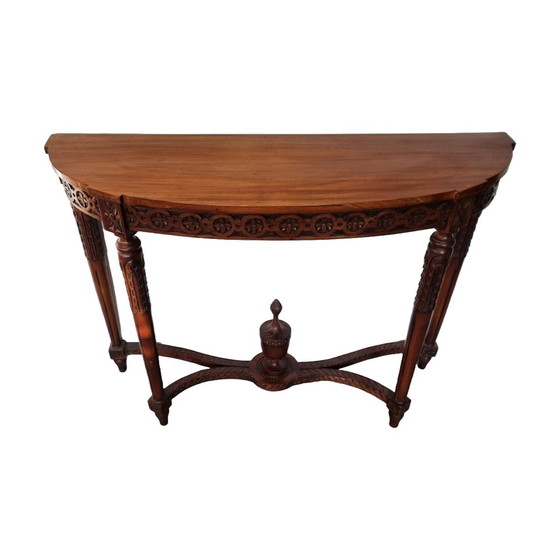 Image 1 of Classic Mahogany Console Wall Table, 1990s