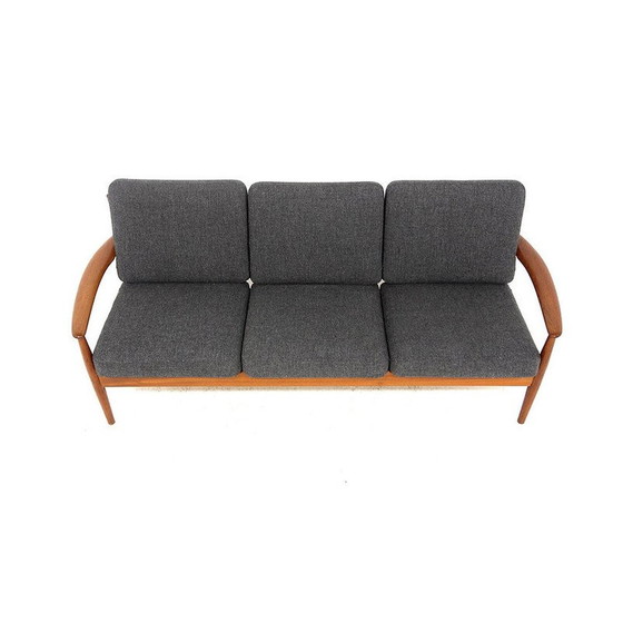 Image 1 of Vintage 3-seater teak sofa by Grete Jalk for France and Søn, Denmark 1960