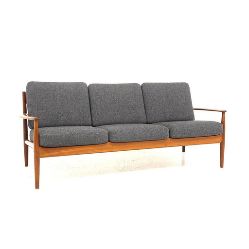 Vintage 3-seater teak sofa by Grete Jalk for France and Søn, Denmark 1960