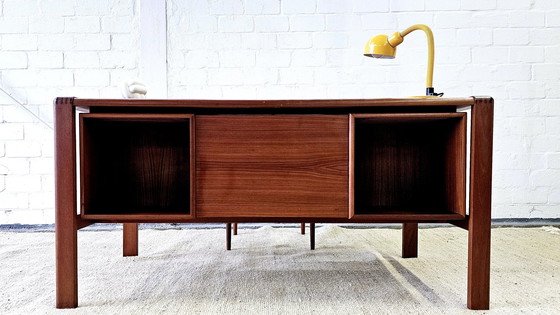 Image 1 of H P Hansen Desk 60S Mid - Century Vintage Office Desk Office Teak