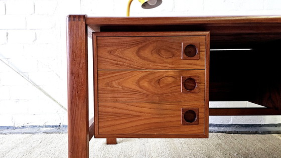 Image 1 of H P Hansen Desk 60S Mid - Century Vintage Office Desk Office Teak