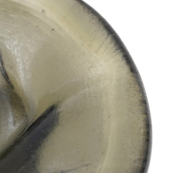 Image 1 of Vassoio tascabile vintage in vetro di Murano corroso, Italia 1960