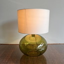 Anne Nilsson IKEA green lamp glass vintage