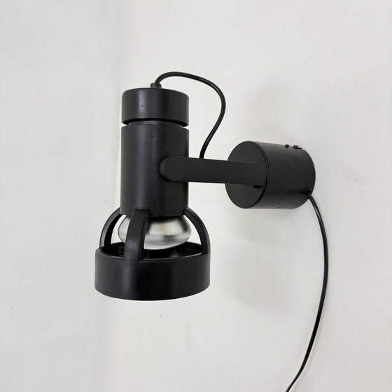 Image 1 of Lampada da parete vintage tedesca regolabile in plastica e metallo di Osram, anni '80