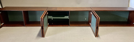 Image 1 of Modular Rosewood Sideboard Scandinavian Design 1950.