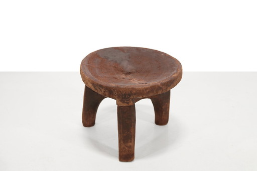 Antique African gogo stool from the Bantu tribe from Tanzania