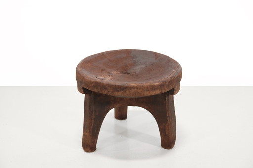 Antique African gogo stool from the Bantu tribe from Tanzania