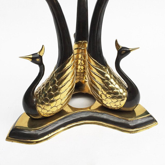 Image 1 of Vintage brass side table, 1970