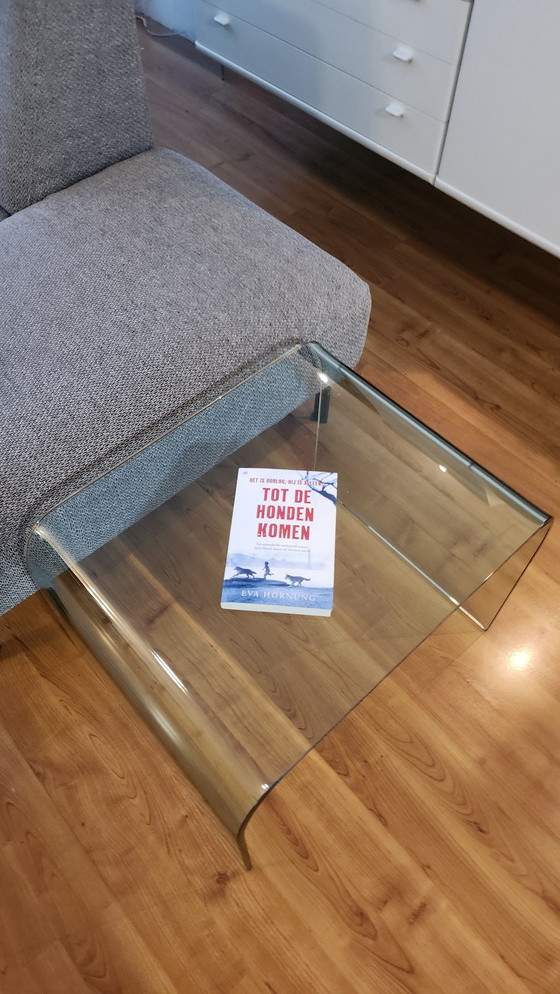 Image 1 of Fiam Waterfall 1970 side table 2/2 from set of nesting tables
