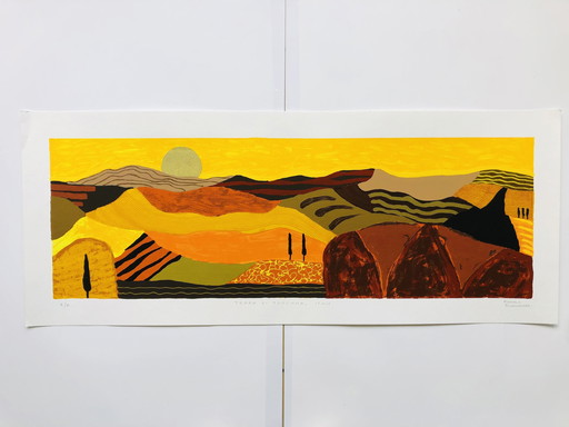 Ronald Boonacker - Screen print - Terra Di Toscana, Italy