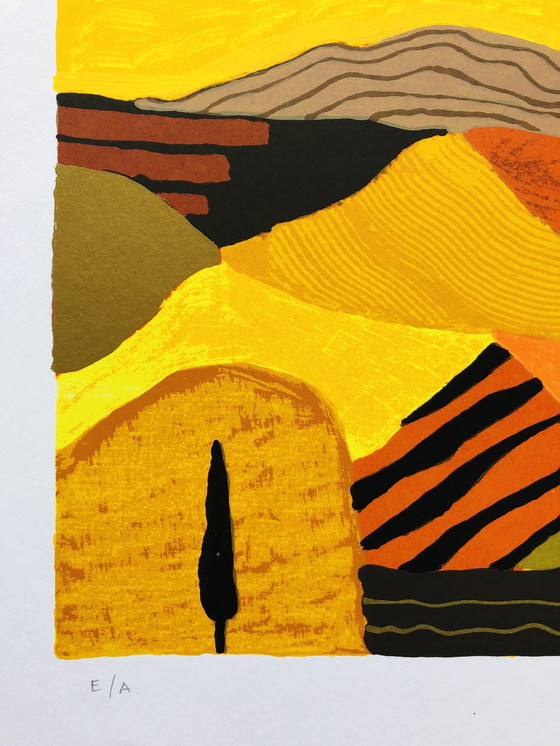 Image 1 of Ronald Boonacker - Screen print - Terra Di Toscana, Italy