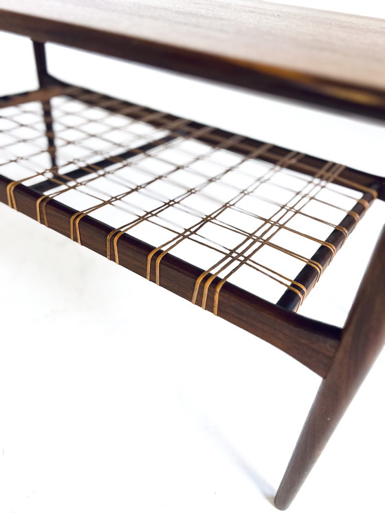 Image 1 of Teak & Rattan Coffee Table, Ilse Mobel '50