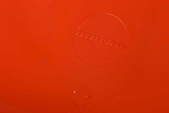 Image 1 of 2 sedie vintage in plastica, anni '70, Paesi Bassi