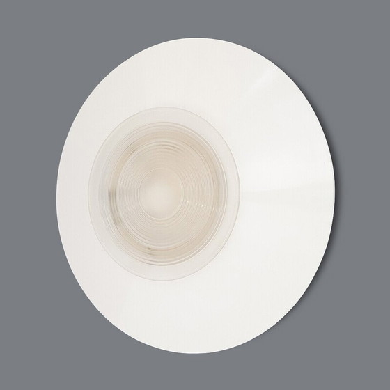 Image 1 of Vintage “Quark” ceiling lamp in metal and glass by Hans Von Klier for Bilumen, Italy 1980