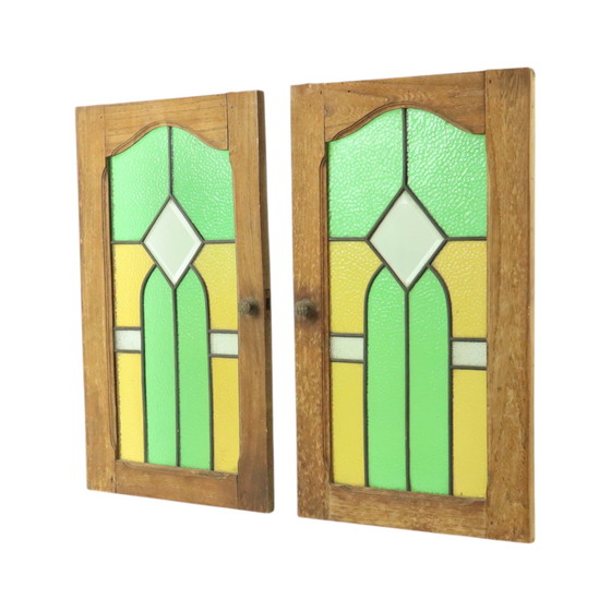 Image 1 of Art Deco Stained Glass Windows