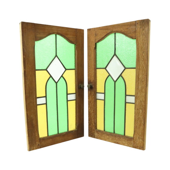 Image 1 of Art Deco Stained Glass Windows