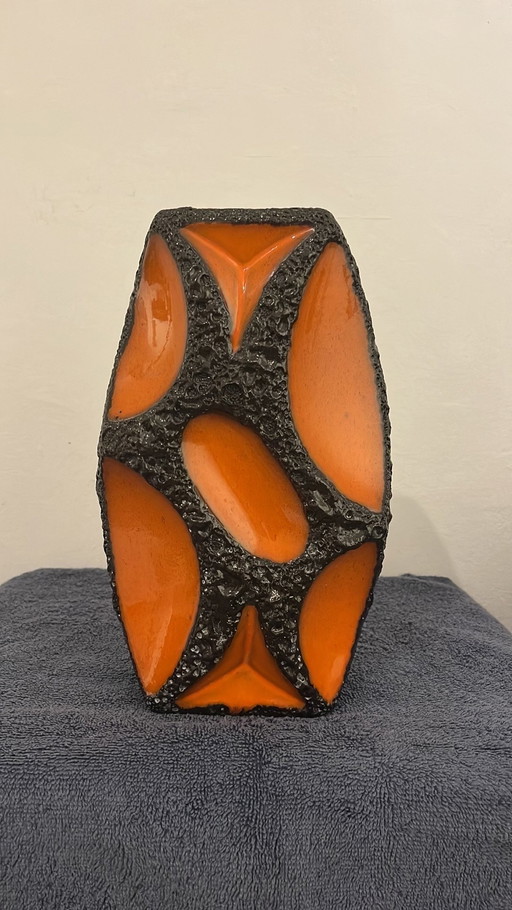 Roth - Type 311 - Diamond Vase - Orange