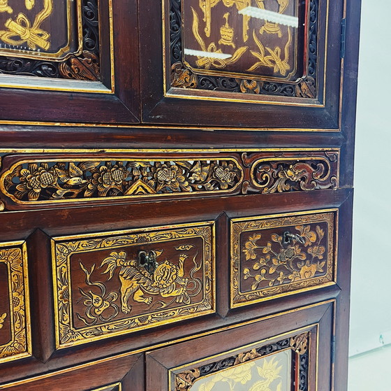 Image 1 of Antique Chinese Cabinet