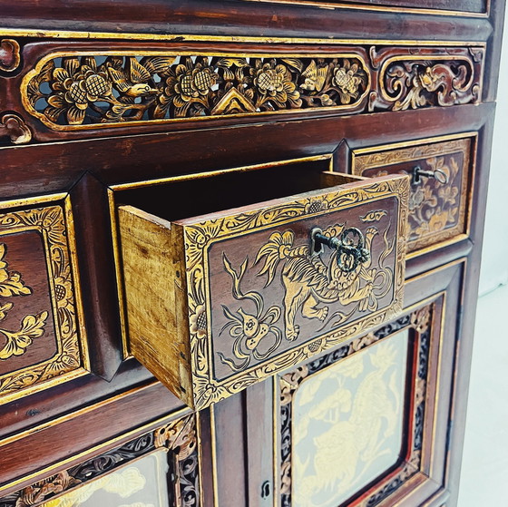 Image 1 of Antique Chinese Cabinet