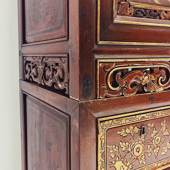 Image 1 of Antique Chinese Cabinet