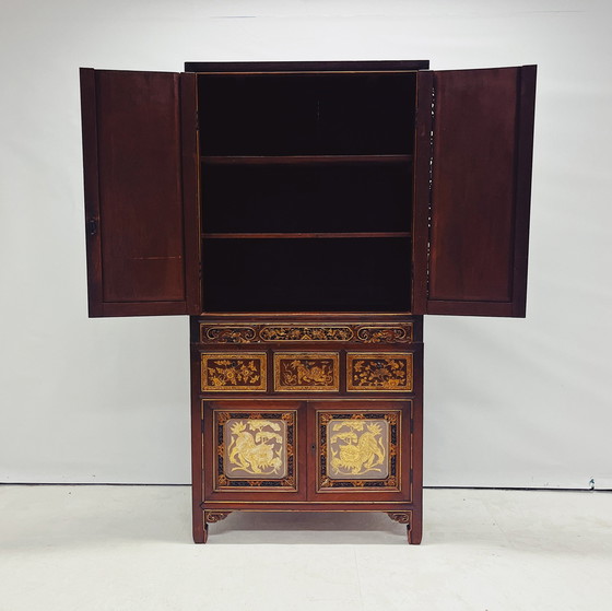 Image 1 of Antique Chinese Cabinet