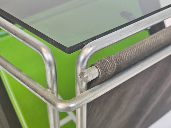 Image 1 of Max Sauze Studio - Side Table - Reading Table - Metal -Glass - 70S