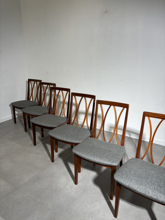 Image 1 of Set of six G-Plan dining chairs