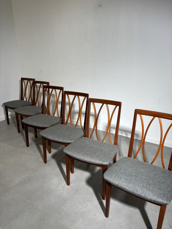 Image 1 of Set of six G-Plan dining chairs