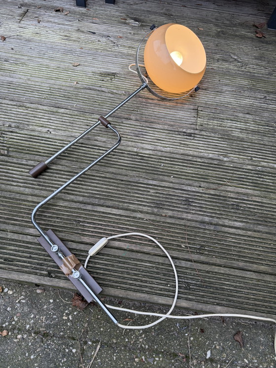 Image 1 of Mid - Century Dijkstra Arch Wall Light Space Age.