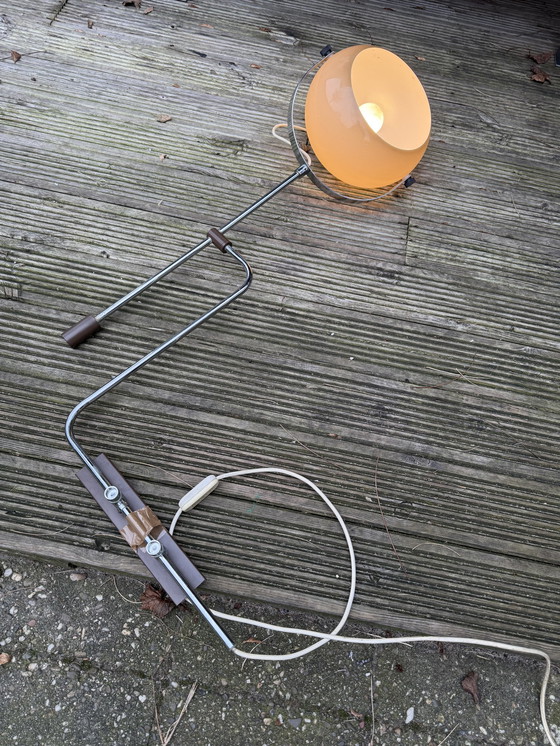 Image 1 of Mid - Century Dijkstra Arch Wall Light Space Age.