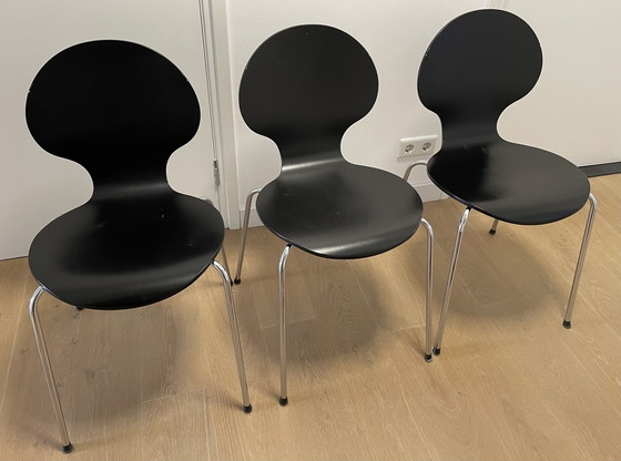 Image 1 of 6x Stackable chairs