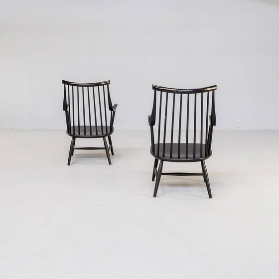 Image 1 of Pair of vintage bentwood armchairs by Lena Larsson Grandessa for Nesto, Sweden 1960