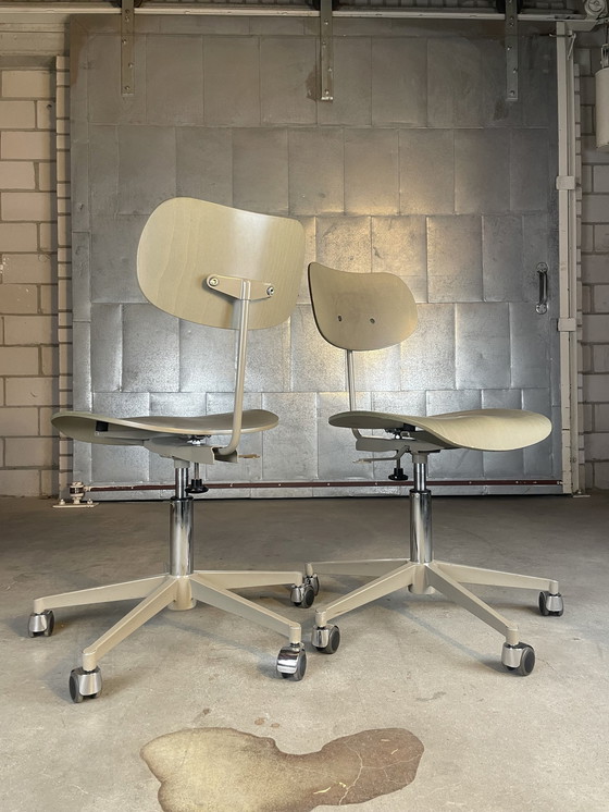 Image 1 of 2X Wilde+Spieth S197 Desk Set By Egon Eiermann (Large Quantities Available)