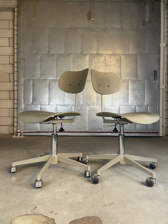 Image 1 of 2X Wilde+Spieth S197 Desk Set By Egon Eiermann (Large Quantities Available)