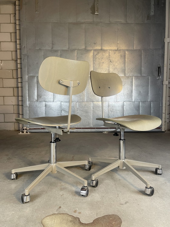 Image 1 of 2X Wilde+Spieth S197 Desk Set By Egon Eiermann (Large Quantities Available)