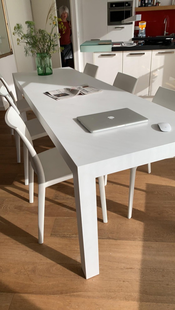 Image 1 of Table de salle à manger design Bulthaup blanche